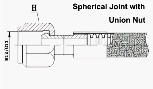 Flexible Metal Hose M12/G12